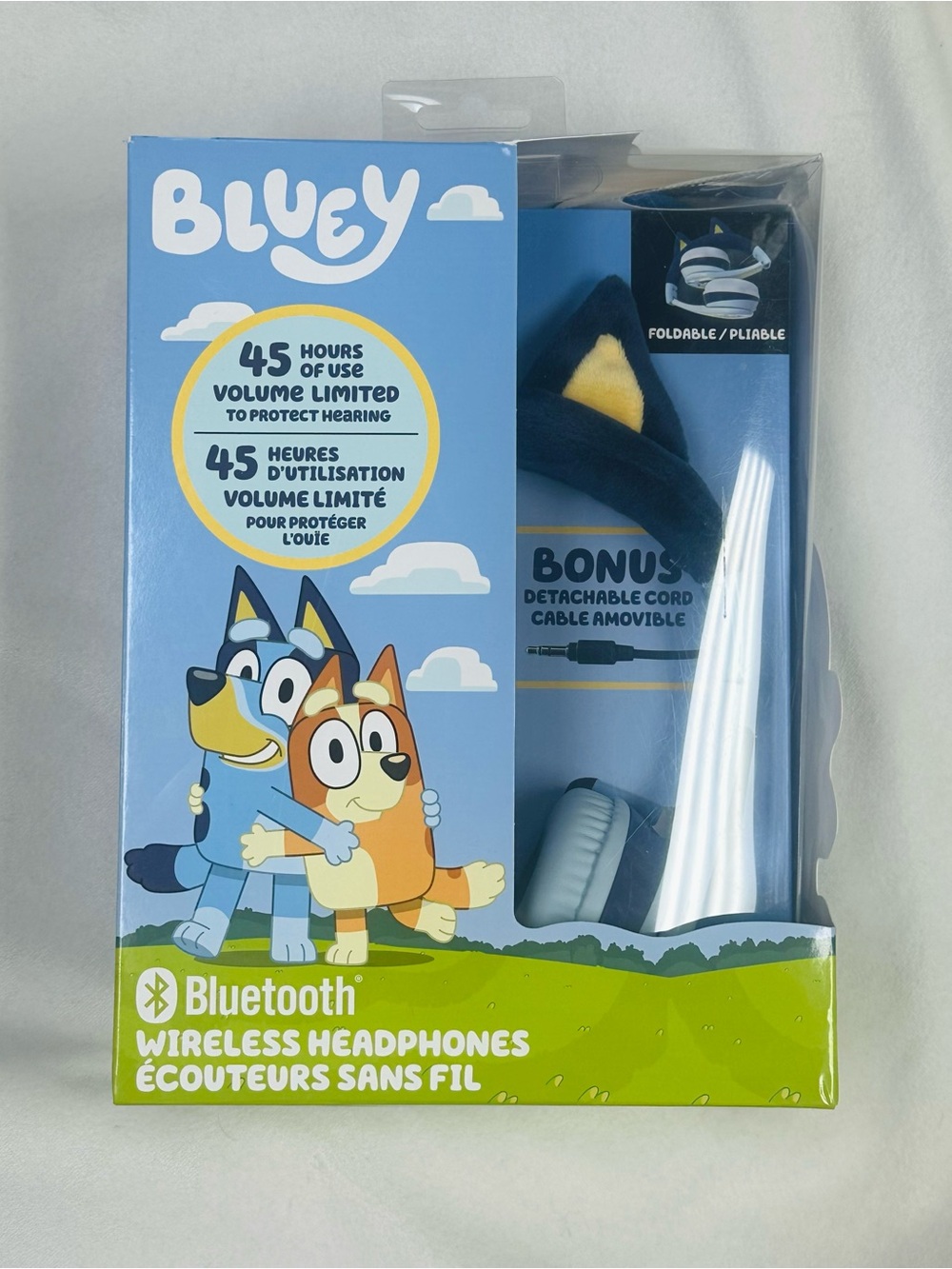 Bluey Kids Bluetooth Wireless Headphones - Blue